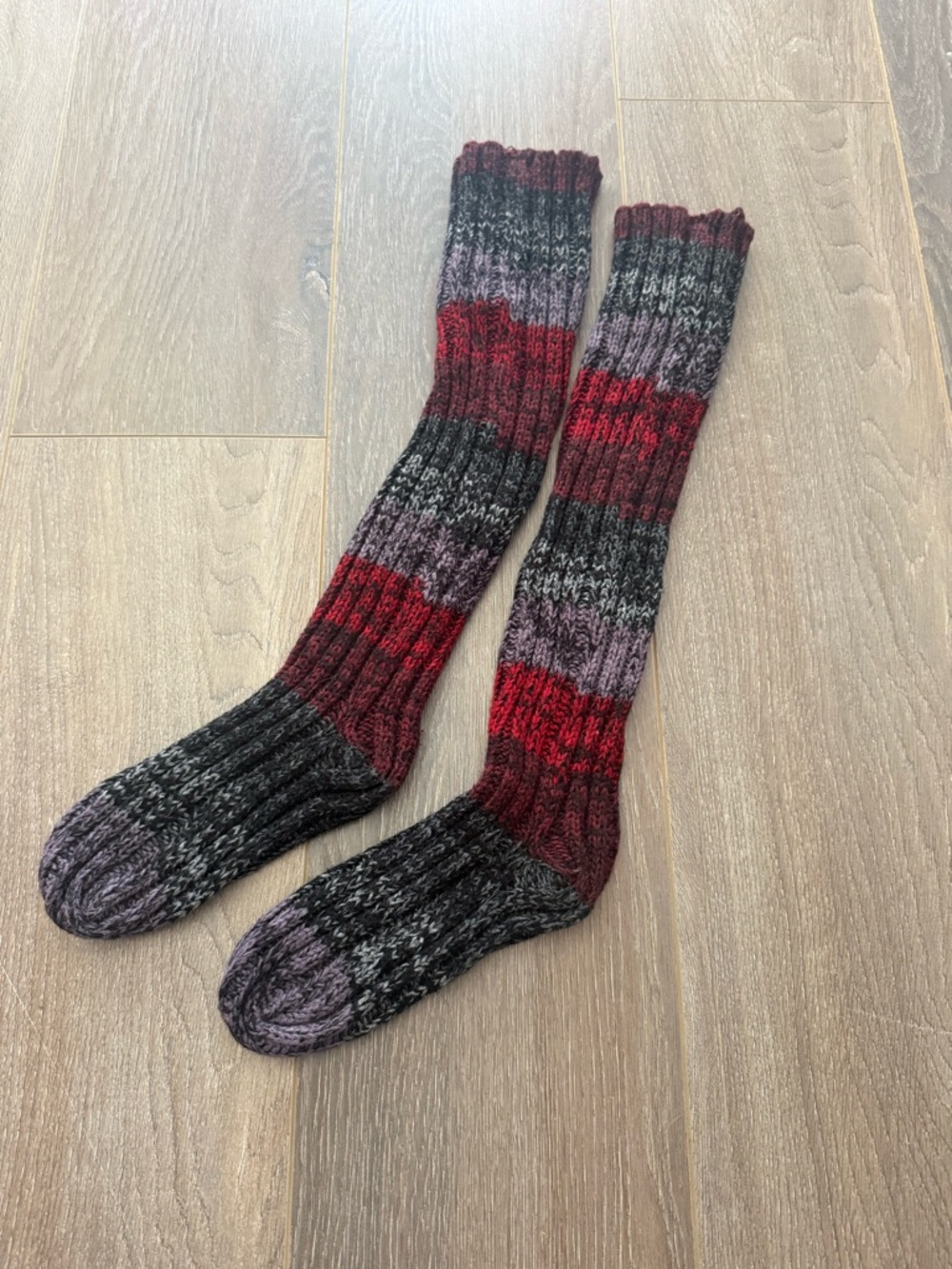 Striped Knit Socks
